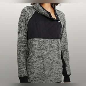 Abercrombie Asymmetrical Snap-Up Fleece